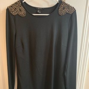 Black detailed long sleeve